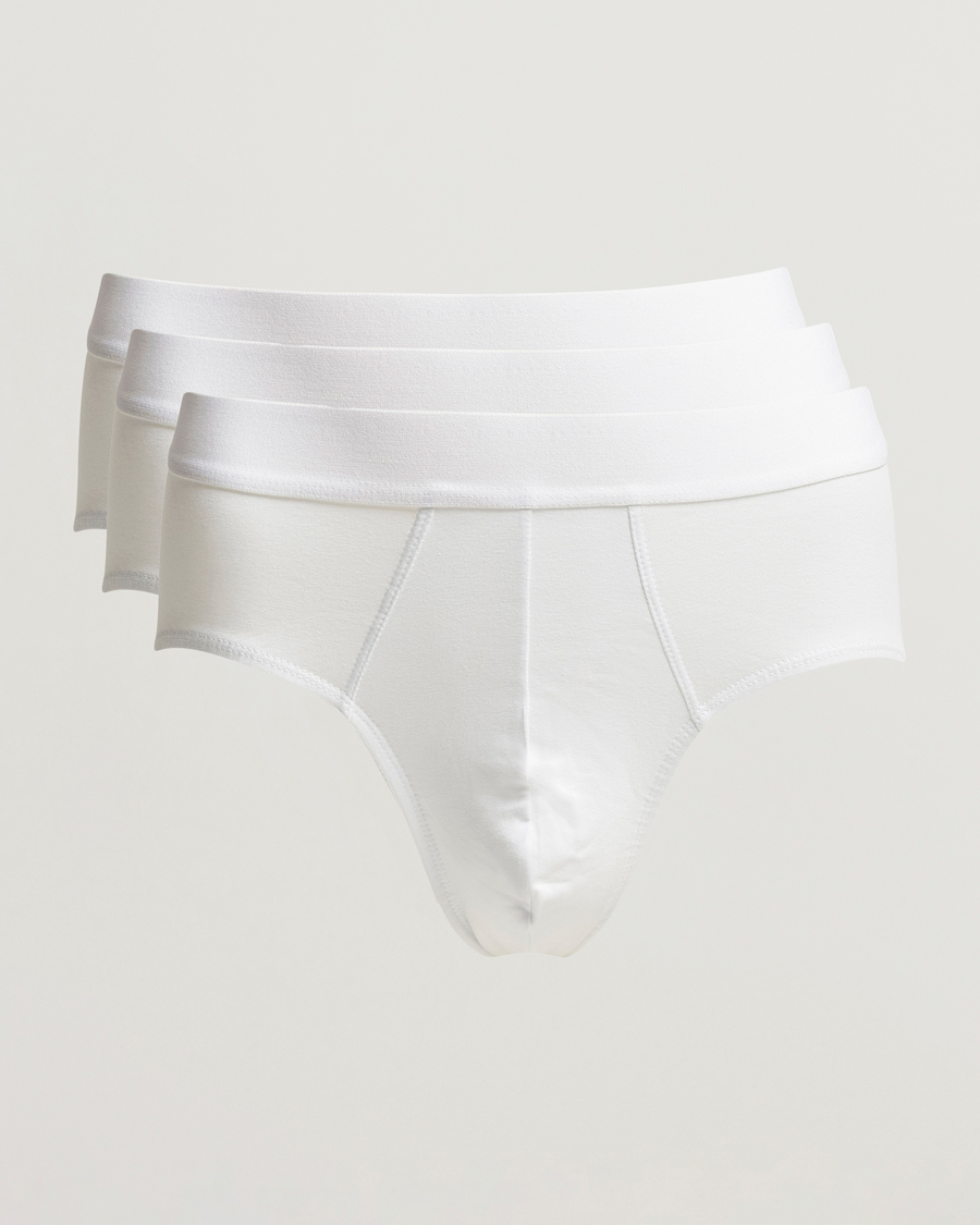 Herre | Undertøy | Bread & Boxers | 3-Pack Brief White 3