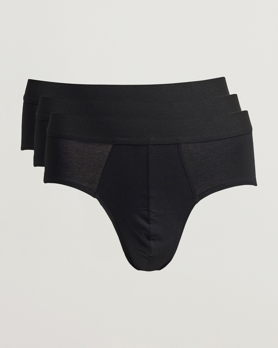 Herre | Undertøy | Bread & Boxers | 3-Pack Brief Black