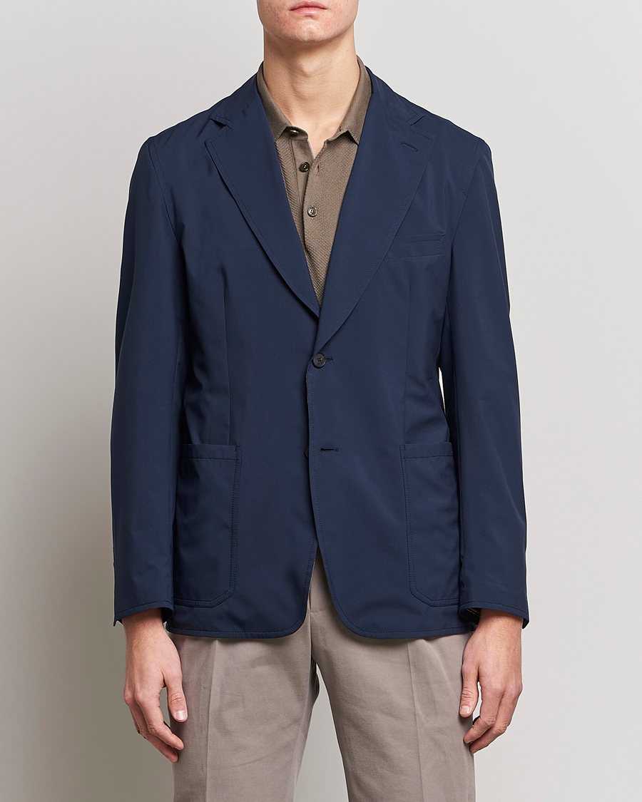 Herre | Dressede jakker | Brioni | Performa Nylon Blazer Navy