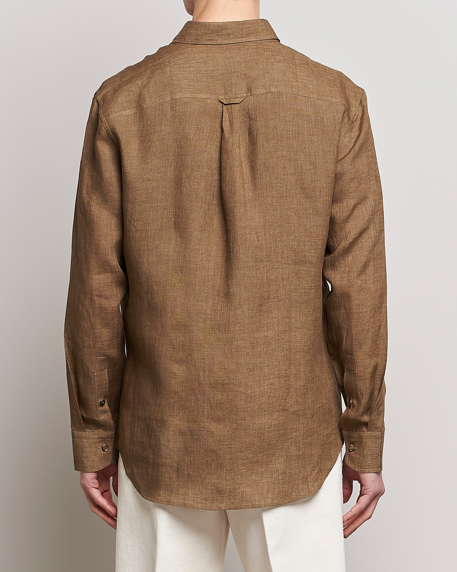Herre | Skjorter | Brioni | Linen Overshirt Military