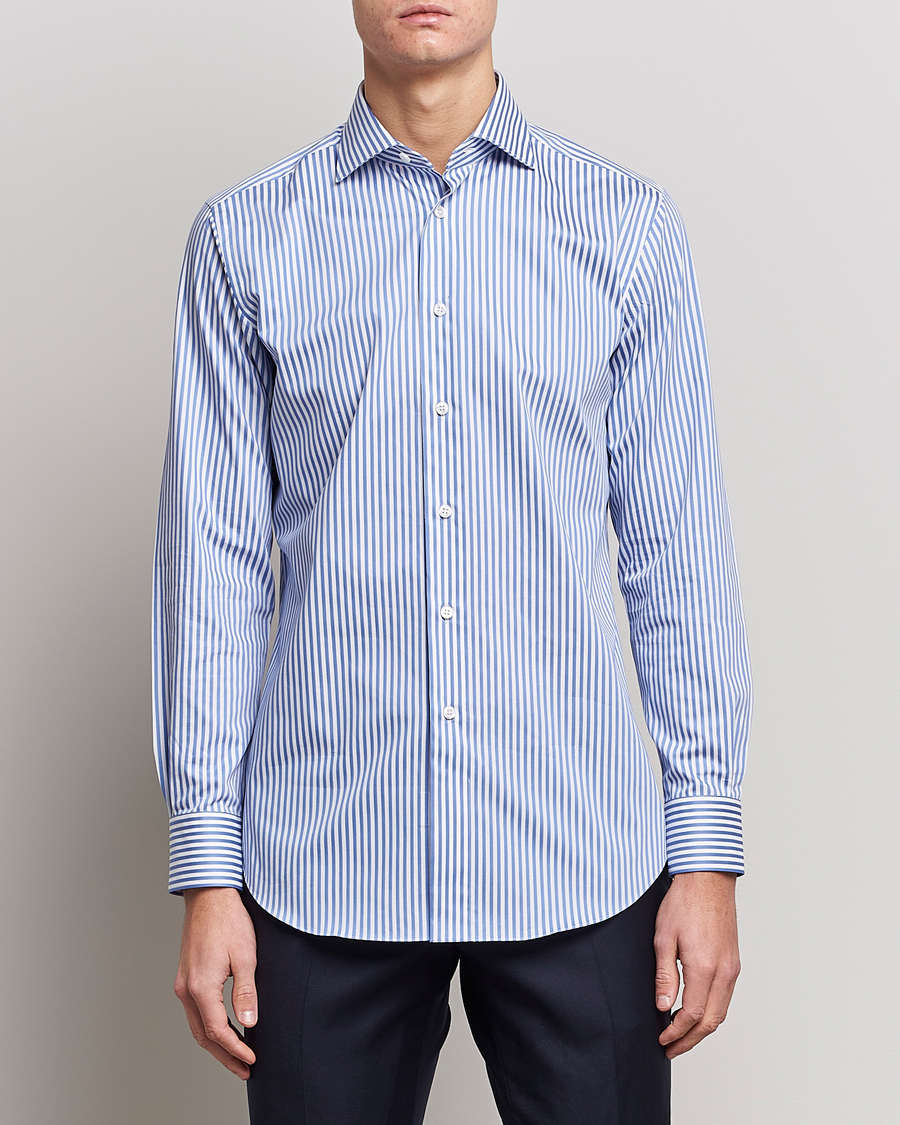Herre | Skjorter | Brioni | Slim Fit Dress Shirt Candy Stripe