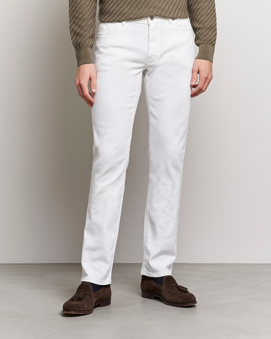 Herre |  | Brioni | Slim Fit 5-Pocket Pants White