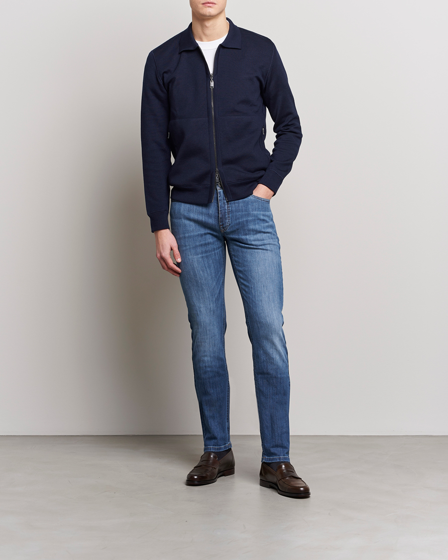 Herre | Jeans | Brioni | Slim Fit Denim Pants Blue Wash