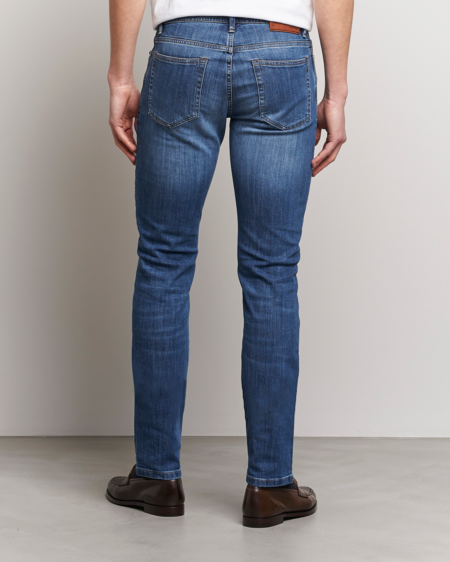 Herre | Jeans | Brioni | Slim Fit Denim Pants Blue Wash