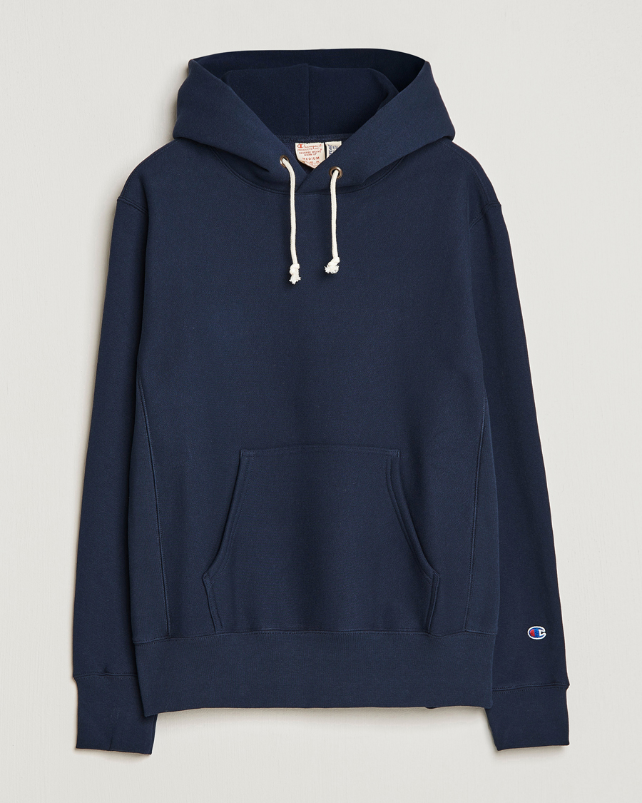 Herre | Gensere | Champion | Reverse Weave Soft Fleece Hood Navy