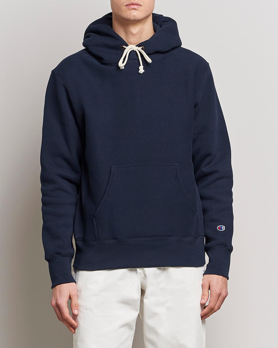 Herre | Gensere | Champion | Reverse Weave Soft Fleece Hood Navy