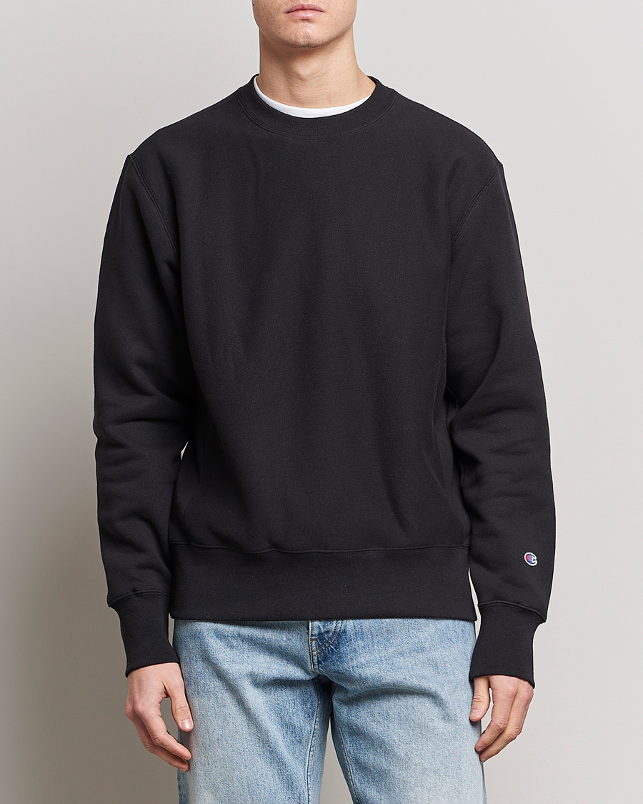 Herre | Sweatshirts | Champion | Reverse Weave Soft Fleece Sweatshirt Black