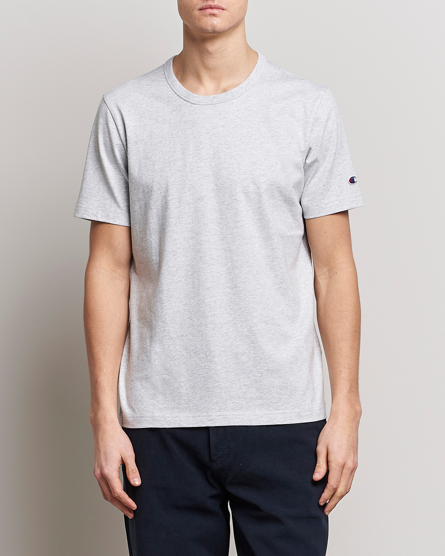 Herre | T-Shirts | Champion | Athletic Jersey Tee Grey Melange