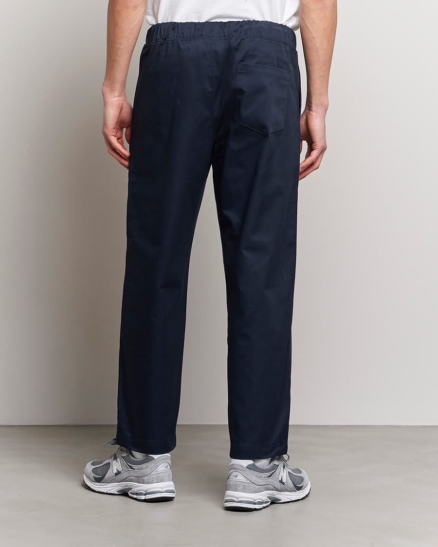 Herre | Bukser | Champion | Straight Fit Twill Drawstring Pants Navy
