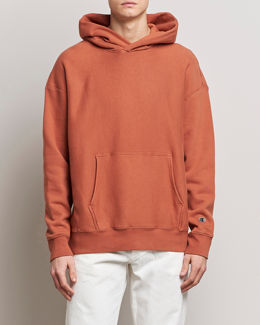 Herre |  | Champion | Heritage Garment Dyed Hood Baked Clay