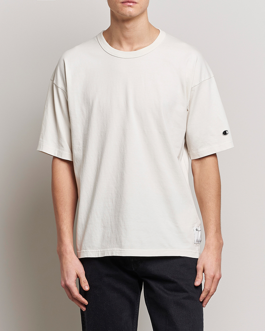Herre | | Champion | Heritage Garment Dyed T-Shirt Egret