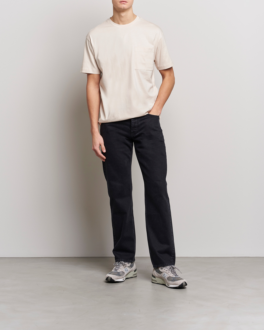 Herre | T-Shirts | A.P.C. | Short Sleeve Pocket T-Shirt Ecru