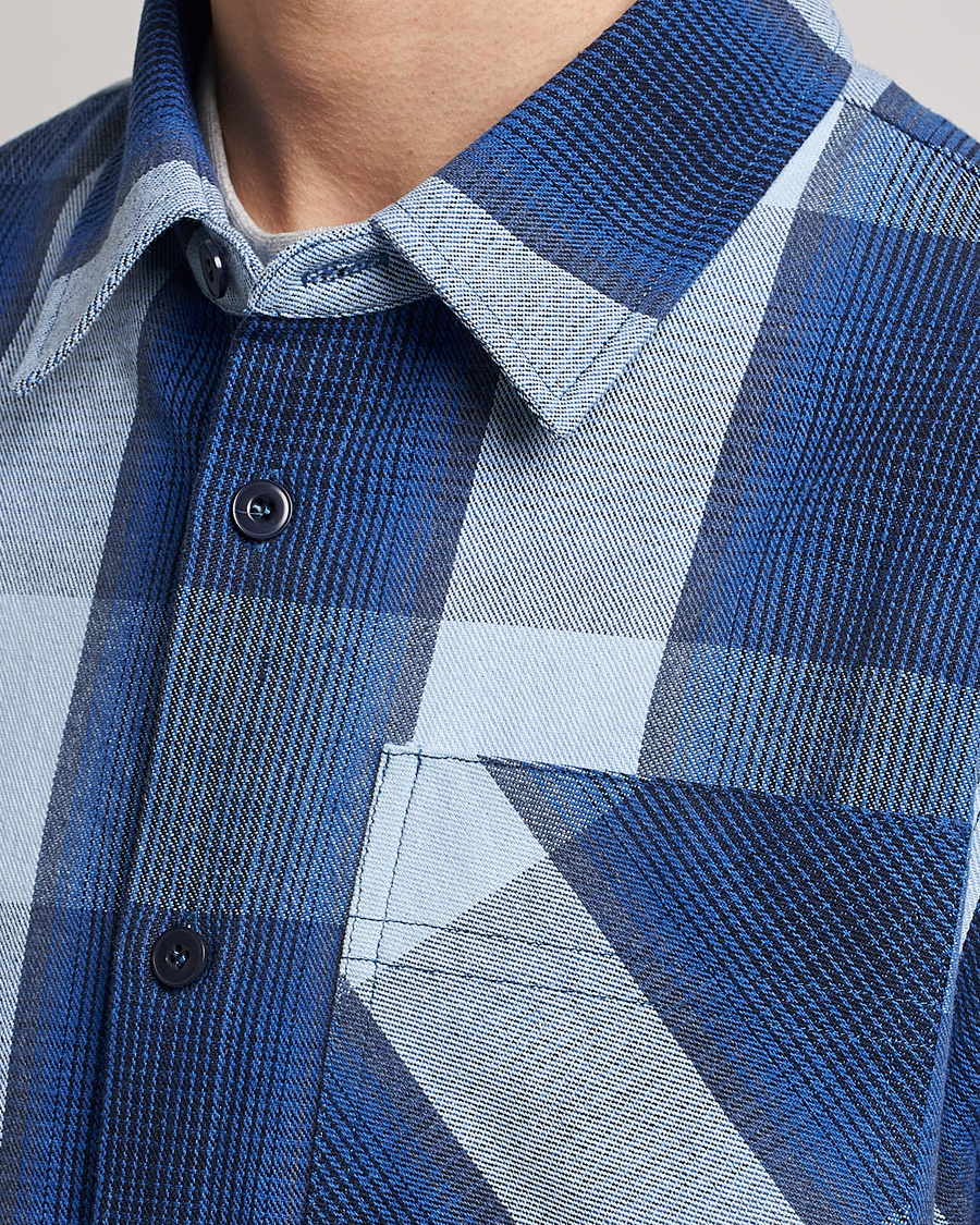 Herre | Skjorter | A.P.C. | Basile Shirt Jacket Blue Plaid