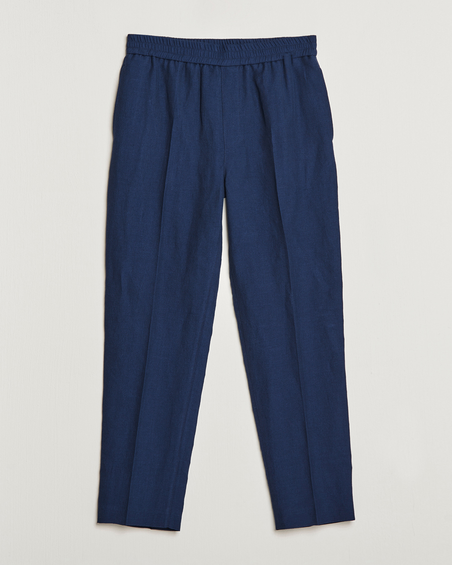 Herre | Bukser | A.P.C. | Linen Trousers Navy