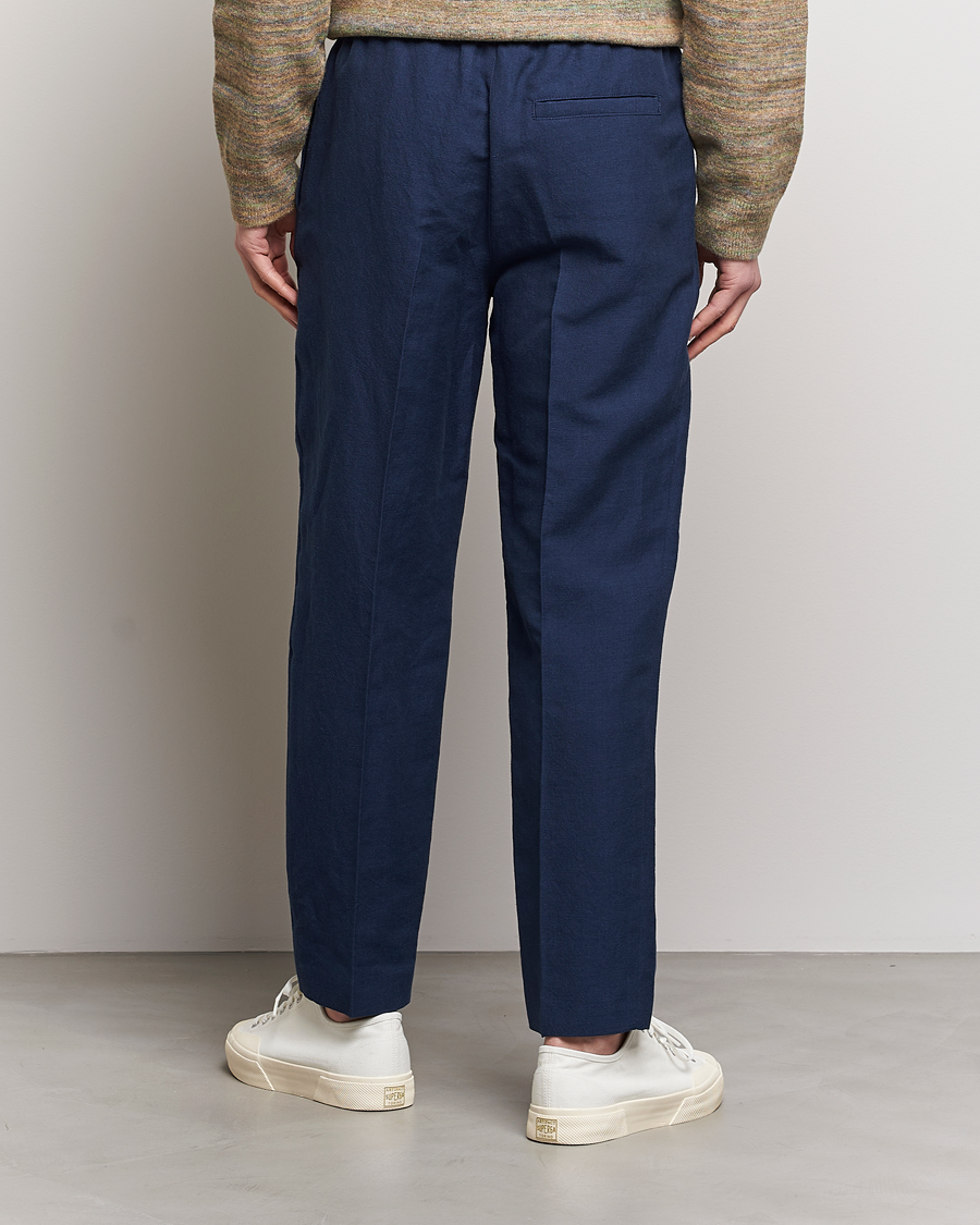 Herre | Bukser | A.P.C. | Linen Trousers Navy