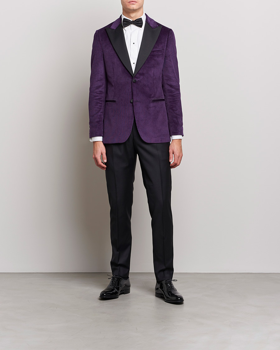 Herre | Dressjakker | Morris Heritage | Carl Corduroy Dinner Jacket Purple