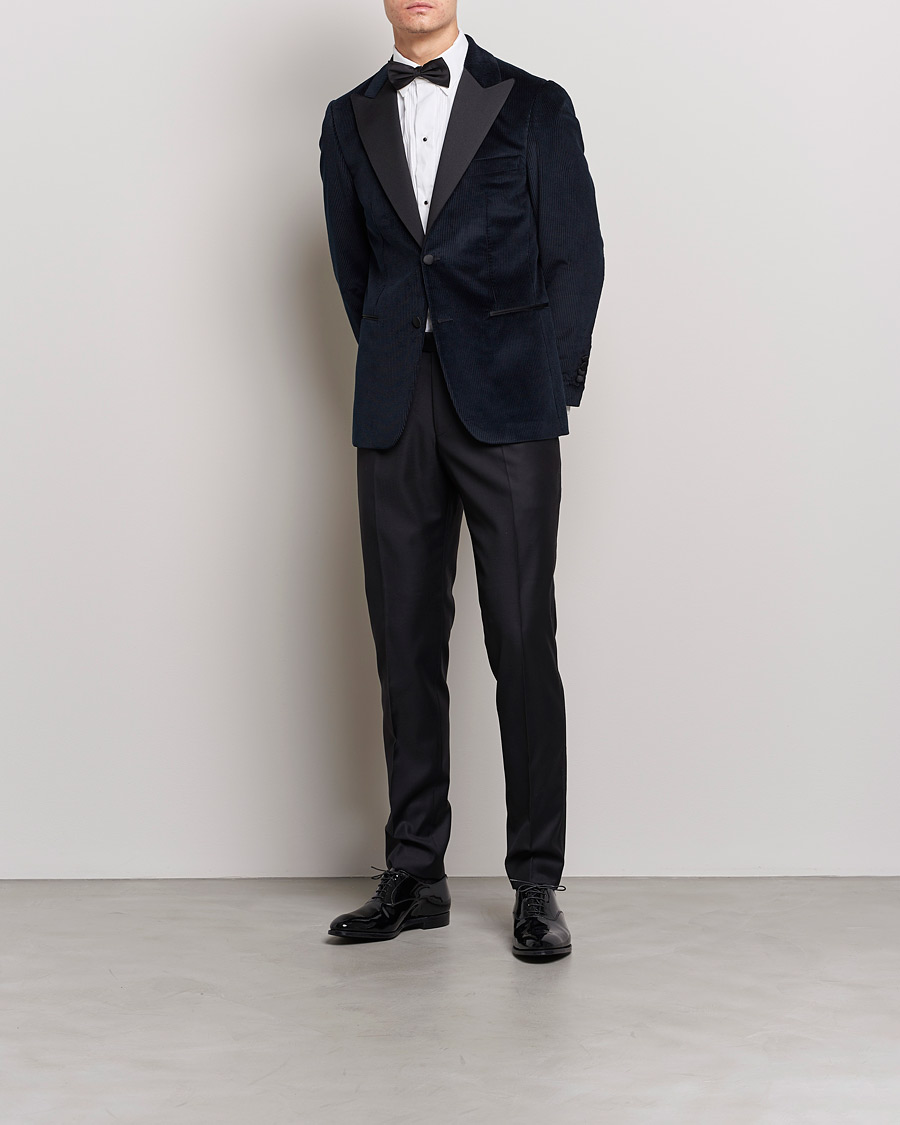 Herre | Dressjakker | Morris Heritage | Carl Corduroy Dinner Jacket Navy