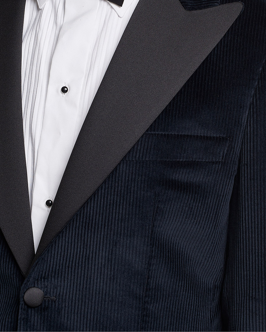 Herre | Dressjakker | Morris Heritage | Carl Corduroy Dinner Jacket Navy