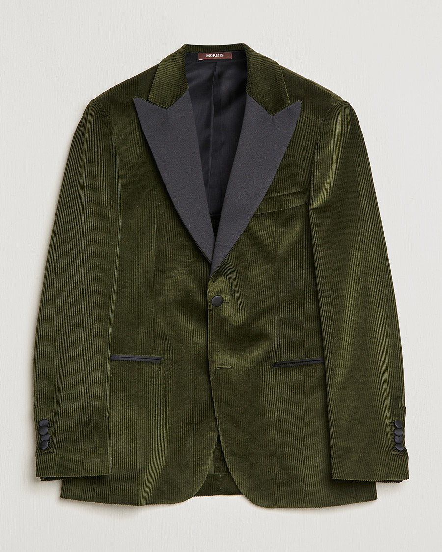 Herre | Dressjakker | Morris Heritage | Carl Corduroy Dinner Jacket Green