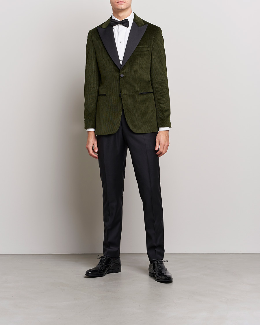 Herre | Dressjakker | Morris Heritage | Carl Corduroy Dinner Jacket Green