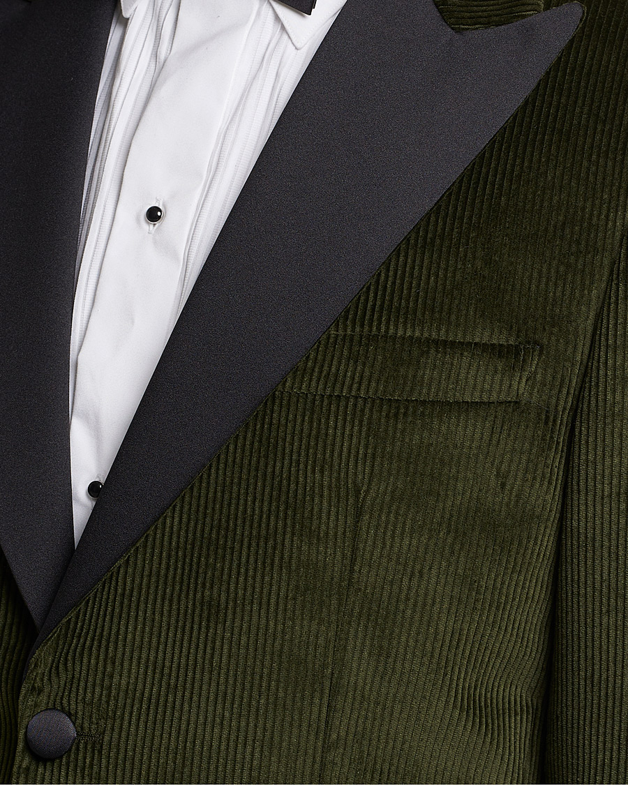 Herre | Dressjakker | Morris Heritage | Carl Corduroy Dinner Jacket Green