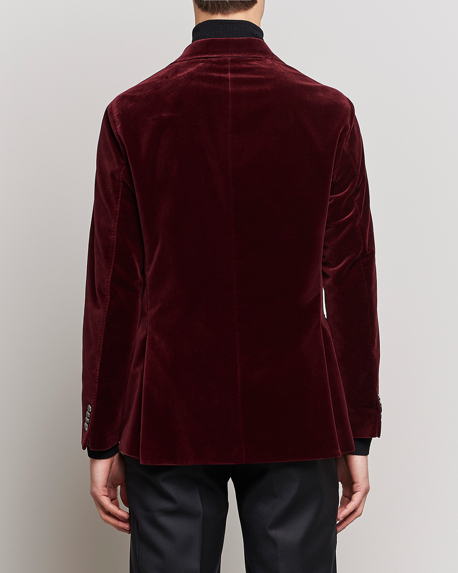 Herre | Dressjakker | Oscar Jacobson | Fogerty Velvet Blazer Wine