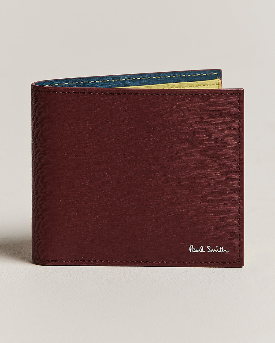 Herre | Lommebøker | Paul Smith | Color Leather Wallet Wine Red