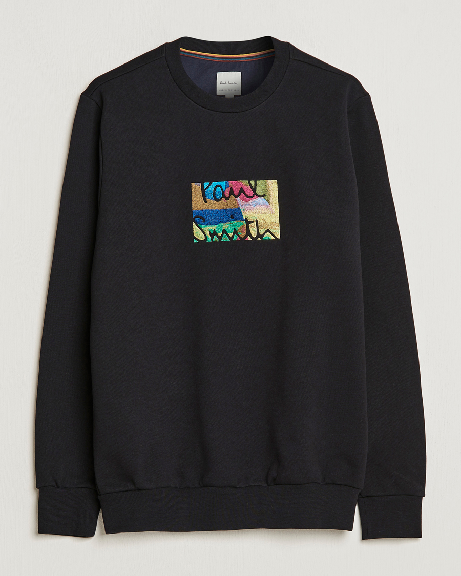 Herre | Gensere | Paul Smith | Emroidered Sweatshirt Black