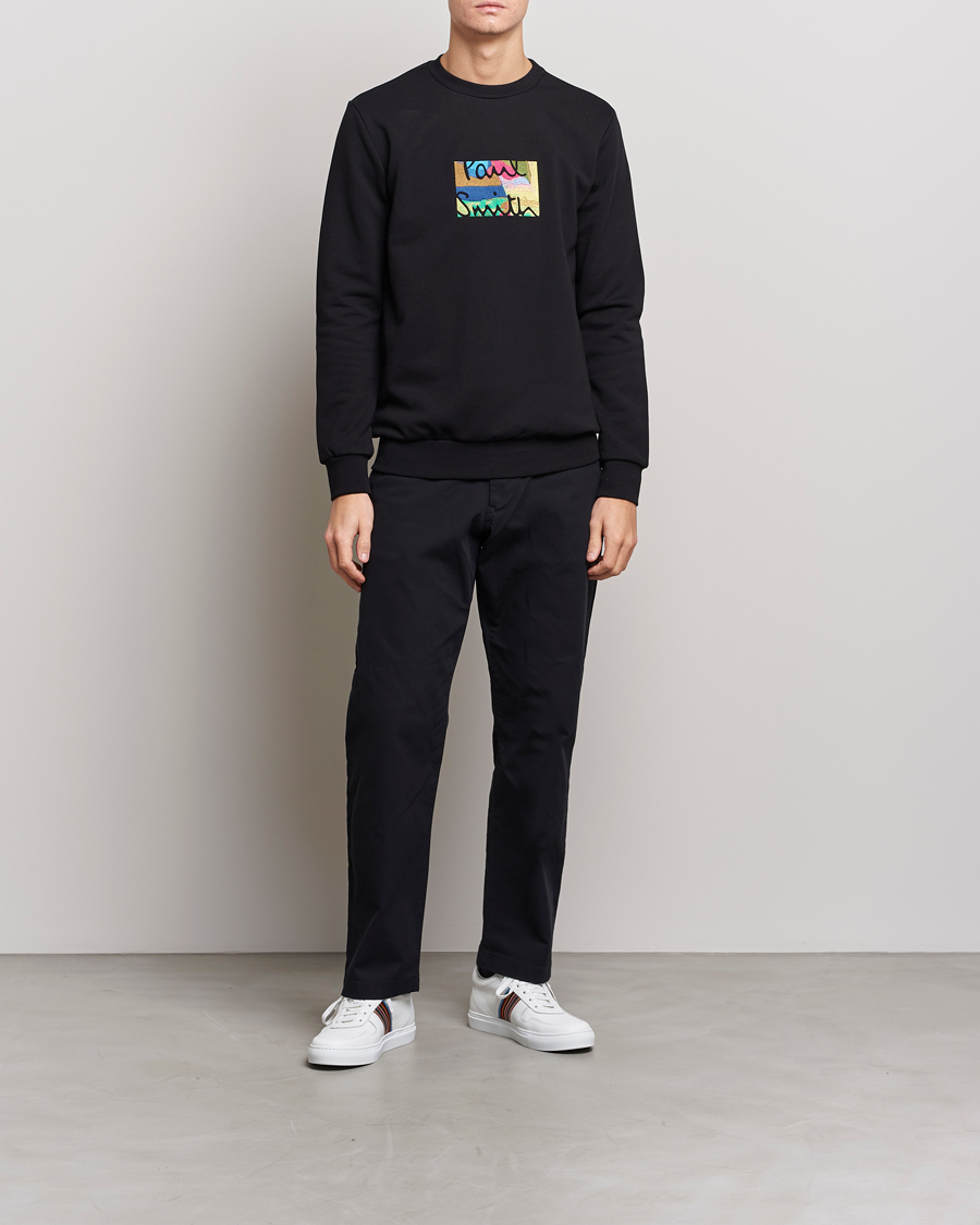 Herre | Gensere | Paul Smith | Emroidered Sweatshirt Black
