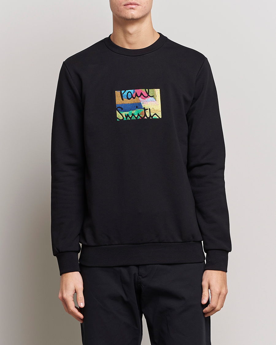 Herre | Gensere | Paul Smith | Emroidered Sweatshirt Black