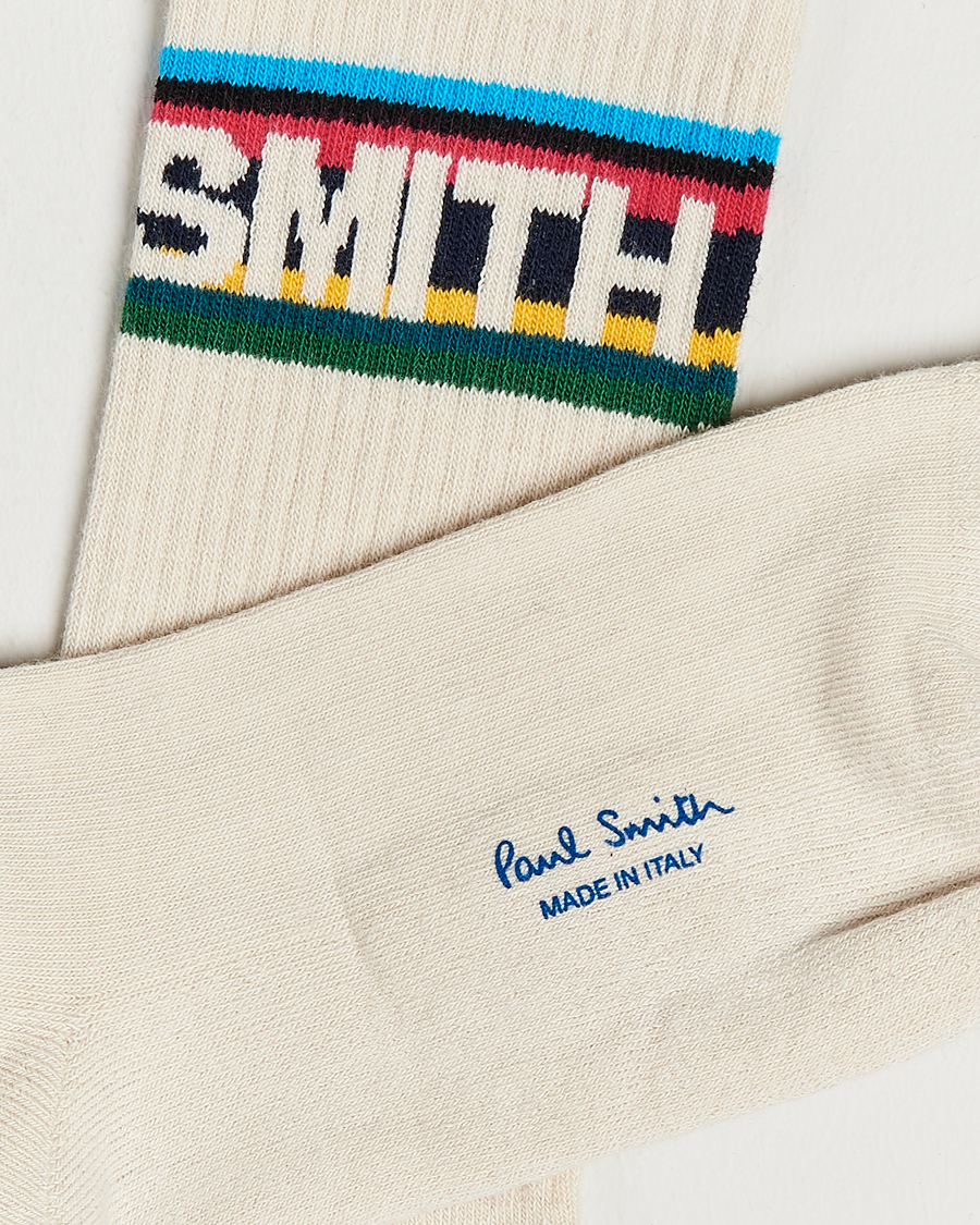 Herre | Undertøy | Paul Smith | Ari Logo Sock Off White
