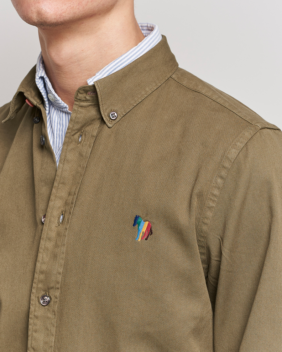 Herre | Skjorter | PS Paul Smith | Cotton Regular Fit Shirt Camo