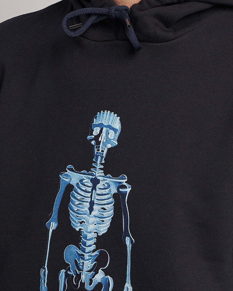 Herre | Gensere | PS Paul Smith | Skeleton Organic Cotton Hoodie Black