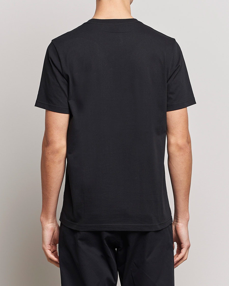 Herre | T-Shirts | PS Paul Smith | Card Regular Organic Cotton T-shirt Black