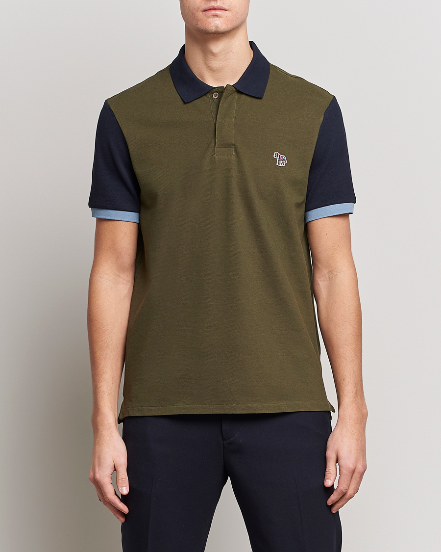 Herre |  | PS Paul Smith | Organic Cotton Pique Green/Navy
