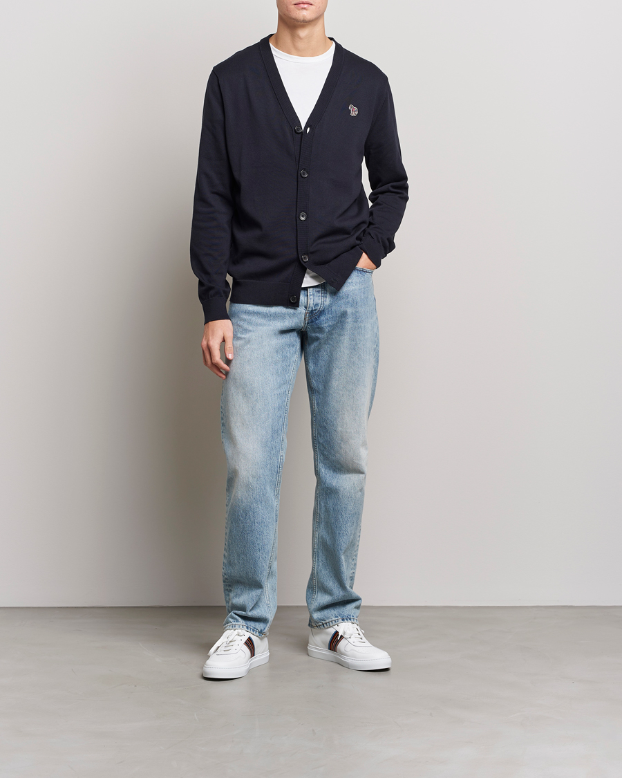 Herre | Gensere | PS Paul Smith | Zebra Cardigan Navy