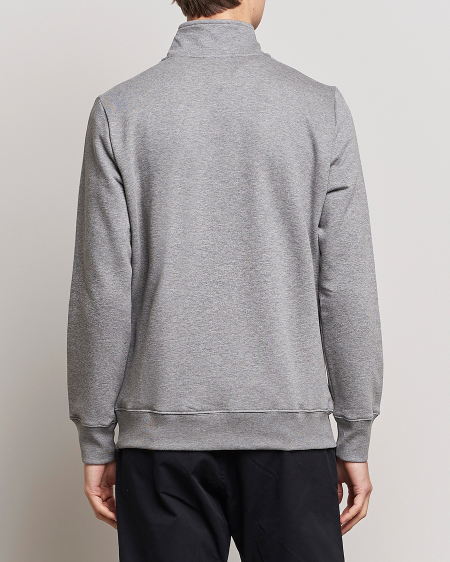 Herre | Gensere | PS Paul Smith | Organic Cotton Zebra Half Zip Grey Melange