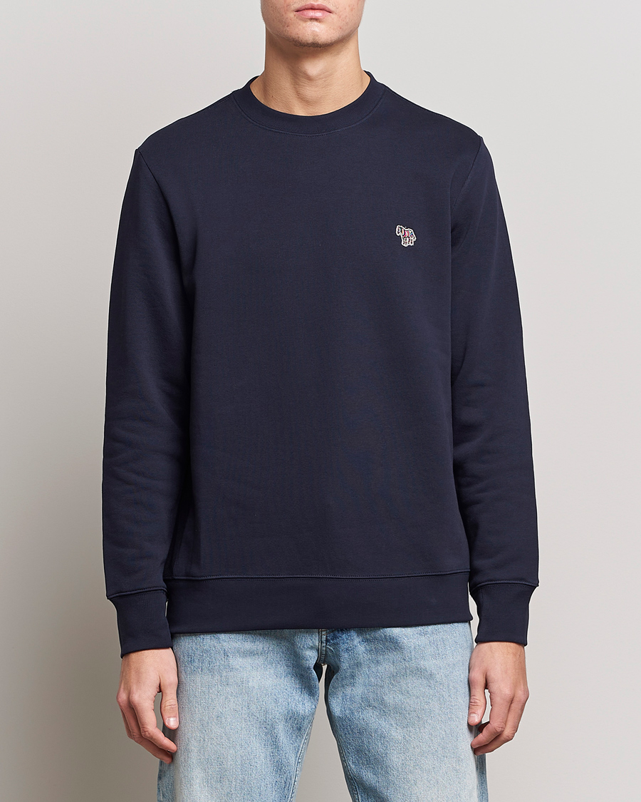 Herre | Gensere | PS Paul Smith | Zebra Organic Cotton Sweatshirt Navy