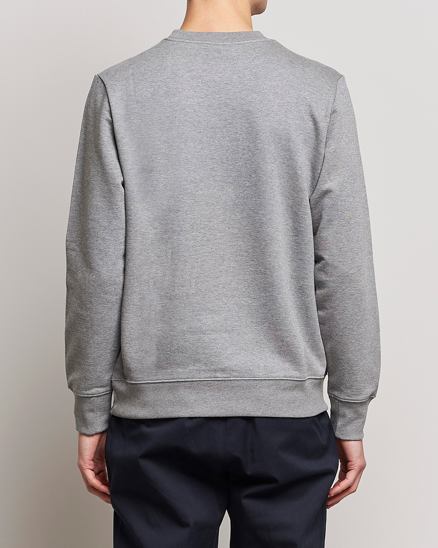 Herre | Gensere | PS Paul Smith | Organic Cotton Crew Neck Sweatshirt Grey Melange