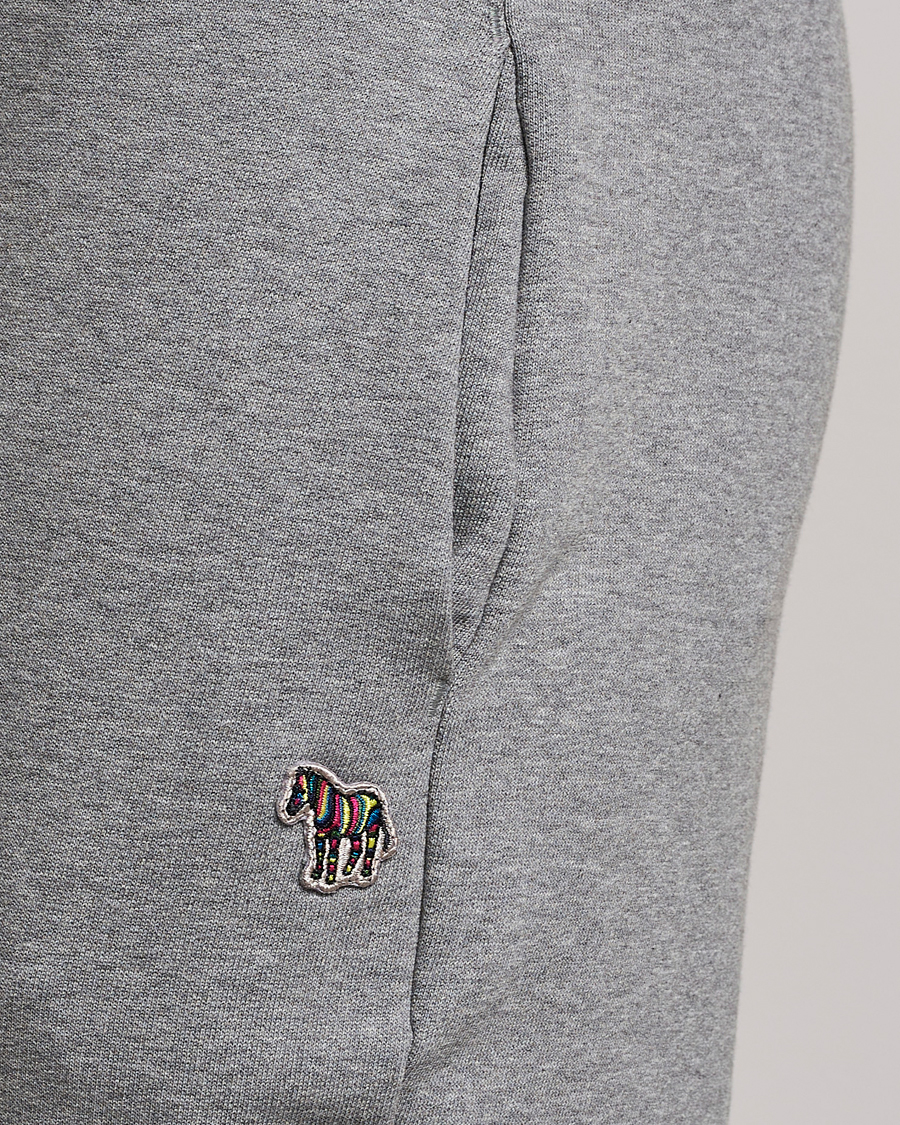 Herre | Bukser | PS Paul Smith | Zebra Organic Cotton Sweatpants Grey Melange