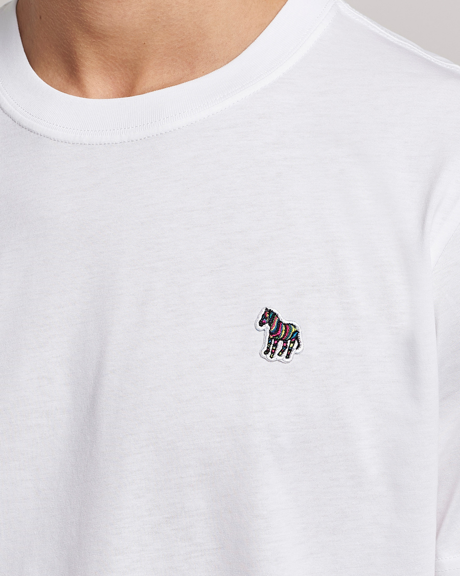 Herre | T-Shirts | PS Paul Smith | Organic Cotton Zebra T-Shirt White