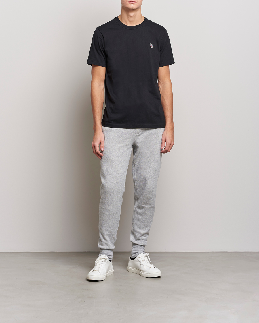 Herre | T-Shirts | PS Paul Smith | Classic Organic Cotton Zebra T-Shirt Black