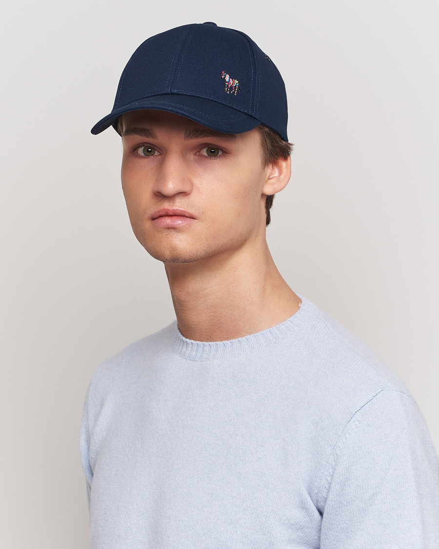 Herre | Best of British | PS Paul Smith | Baseball Zebra Cap Navy