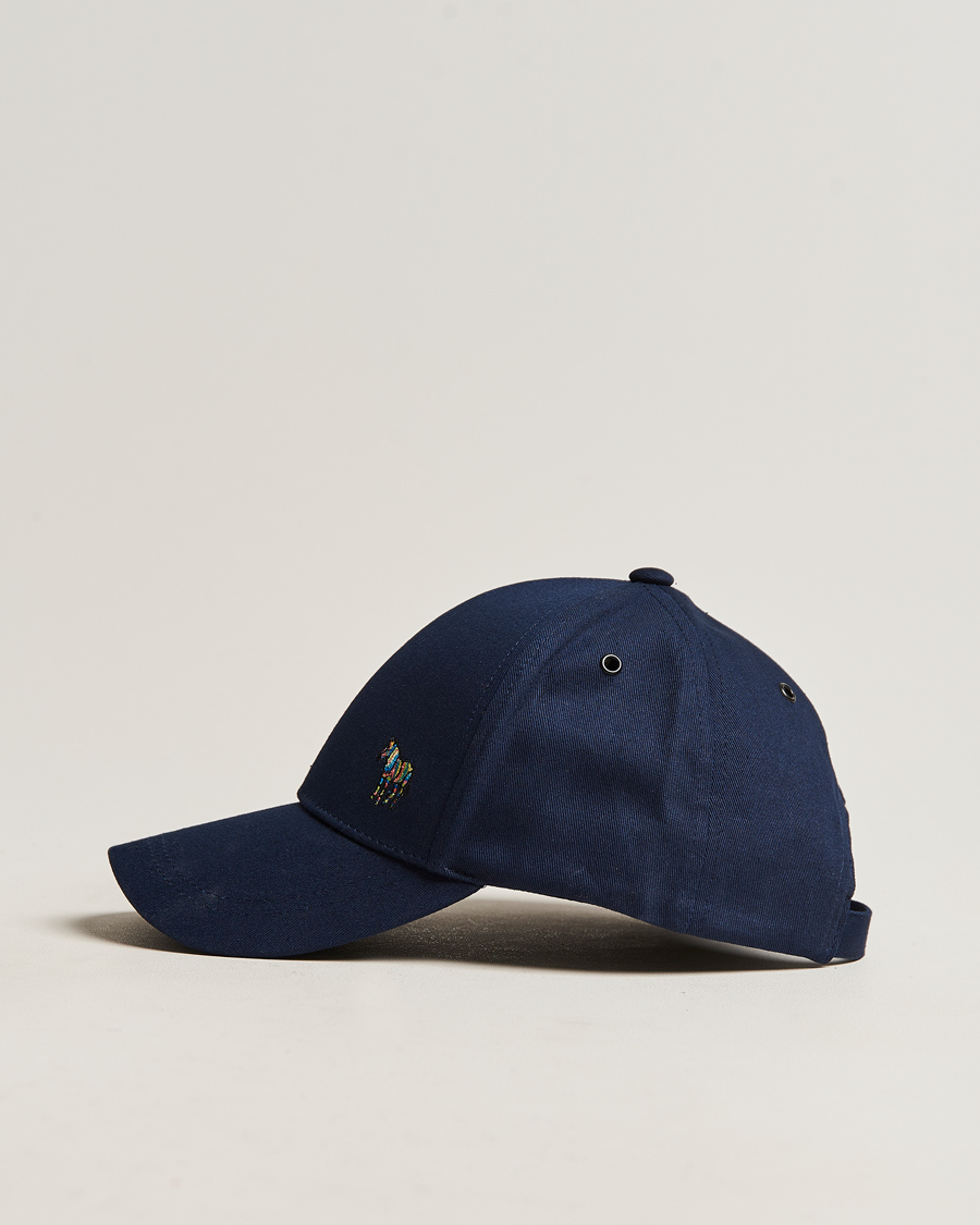 Herre | PS Paul Smith Baseball Zebra Cap Navy | PS Paul Smith | Baseball Zebra Cap Navy