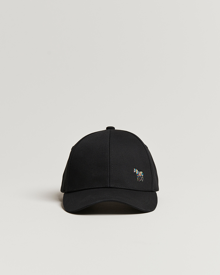 Herre | PS Paul Smith Baseball Zebra Cap Black | PS Paul Smith | Baseball Zebra Cap Black
