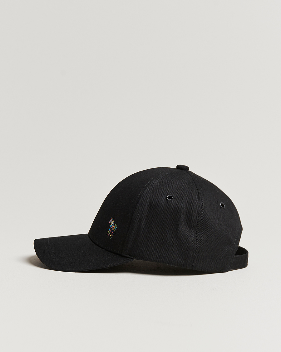 Herre | PS Paul Smith Baseball Zebra Cap Black | PS Paul Smith | Baseball Zebra Cap Black