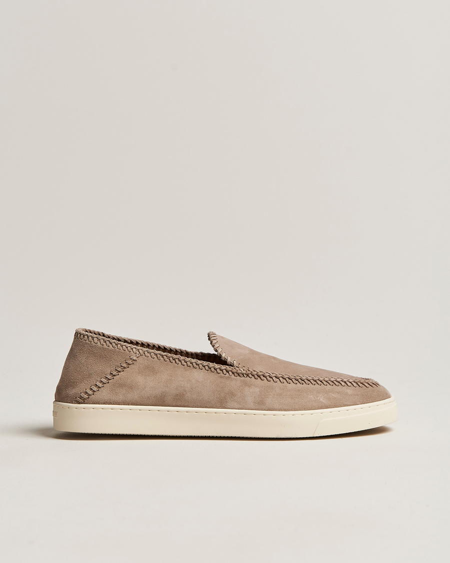 Herre | Giorgio Armani Soft Suede Loafers Sand | Giorgio Armani | Soft Suede Loafers Sand