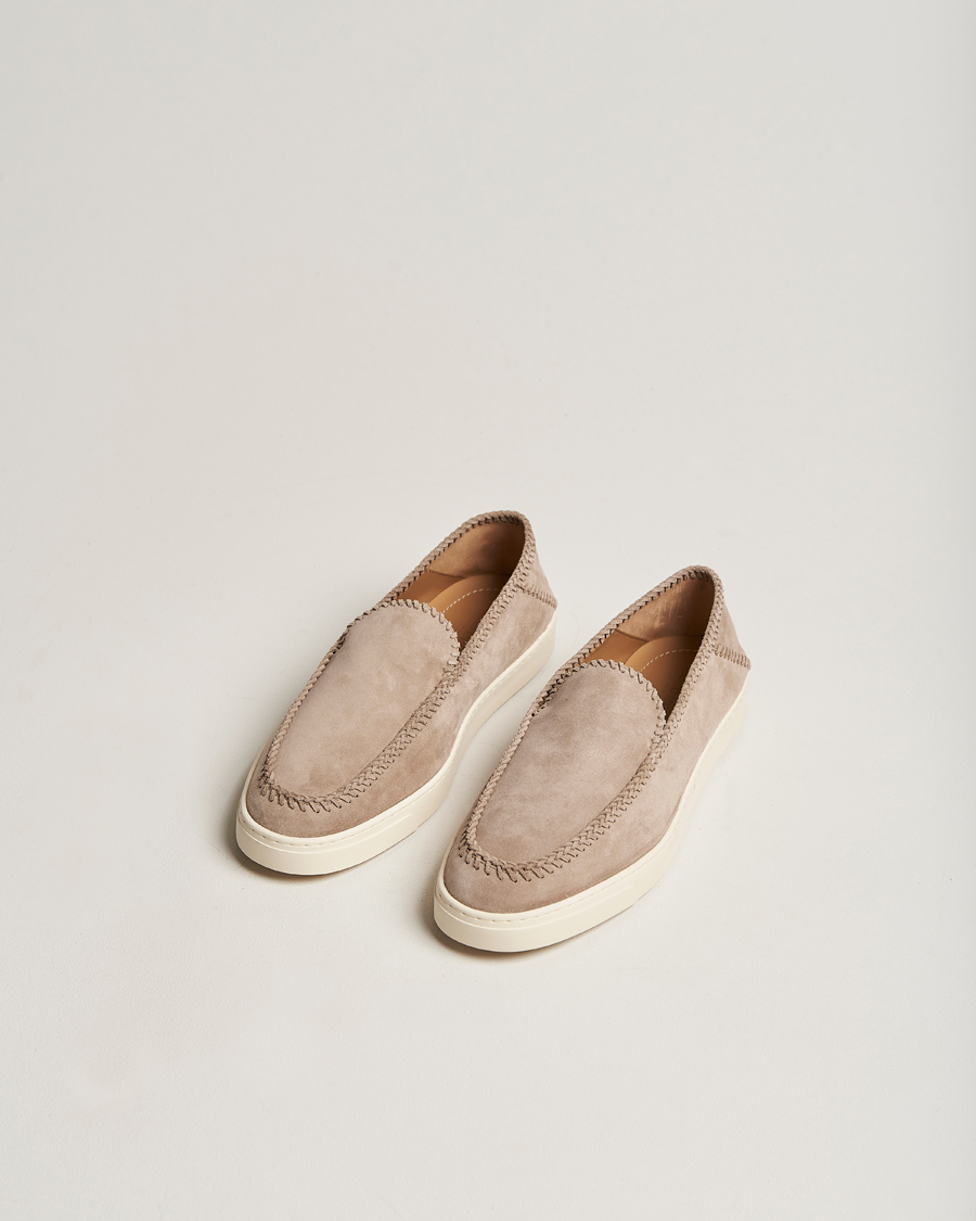 Herre | Giorgio Armani Soft Suede Loafers Sand | Giorgio Armani | Soft Suede Loafers Sand