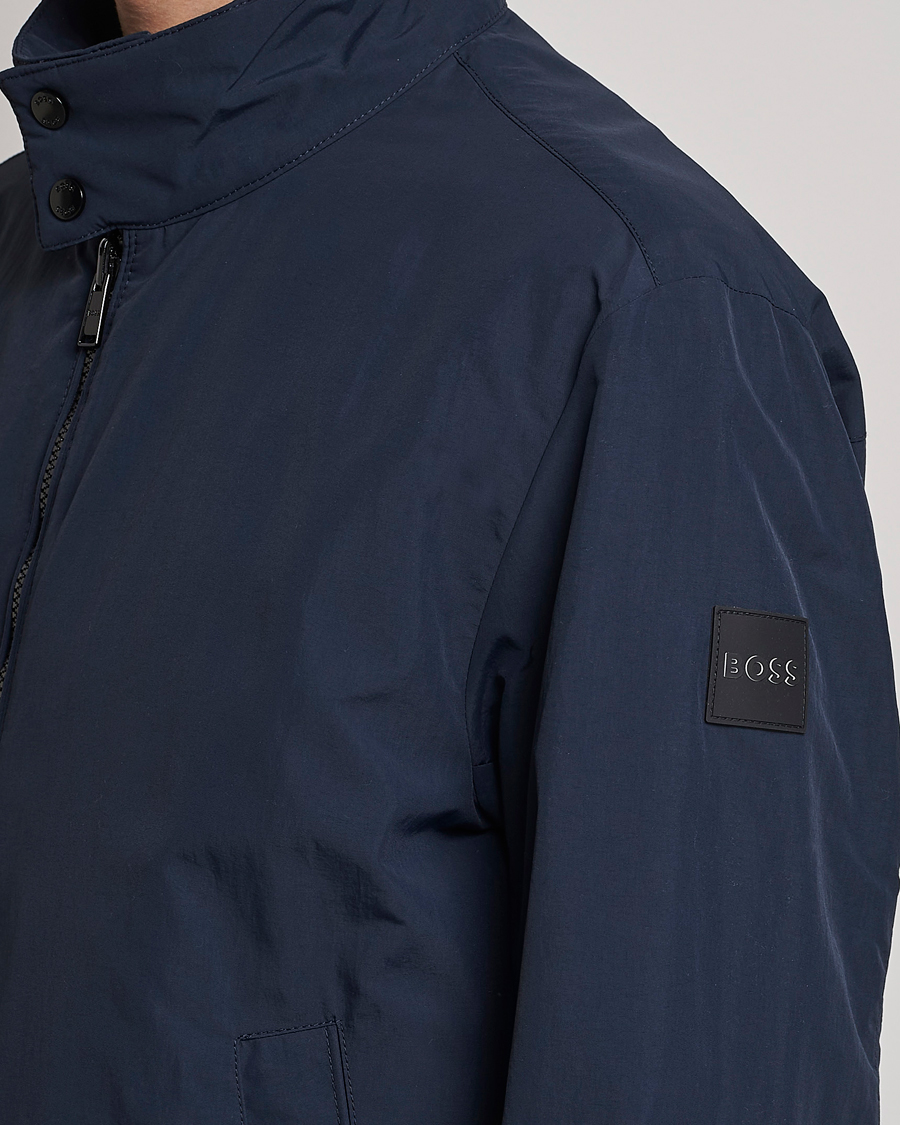 Herre | Jakker | BOSS BLACK | Coshua Hybrid Down Jacket Dark Blue