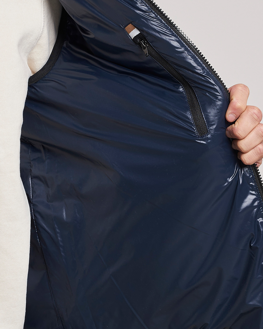 Herre | Vester | BOSS BLACK | Coviltra Down Hooded Vest Dark Blue